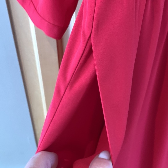 RW & Co. Chiffon Red Dress size M - Picture 7 of 16